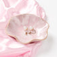 Ceramic Jewelry Bowl - Room Decor, Key Holder, Ring Holder, Jewelry Tray, Jewelry Tray, Drip Tray, Bedside Table Decoration (Pink)