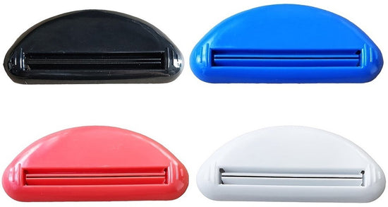 4-pack - Toothpaste tube squeezer - Dispenser - Toothpaste roller holder - Essential gadget for lazy people