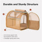 Travel Basket for Cats and Dogs - Carrier for Cats and Dogs - Travel Bag for Cats and Dogs - Dog Carrier - Cat Carrier - up to 10 lbs - brown