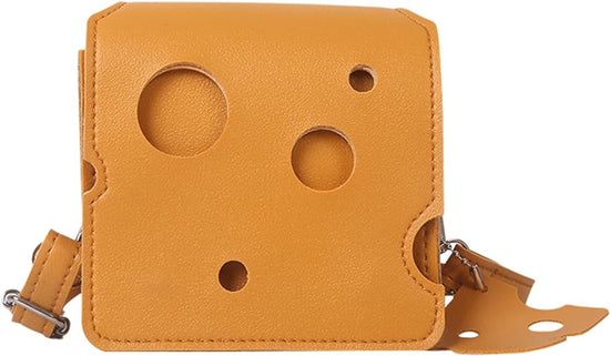 Storage Bag - Shoulder Bag - Mini Shoulder Bag - Cheese-shaped - Women&