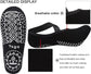 4 pairs of socks - yoga socks - non-slip socks - floor socks - yoga sports socks - one size fits all - suitable for ballet, dance, sports - red, blue, black, gray