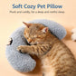 Pet Cushion - Soft Plush Pet Cushion - Cute Patterned Pet Mat - Comfortable Neck Support - Suitable for Cats and Dogs - Yellow