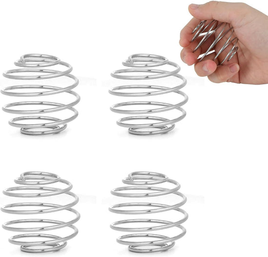 Large Smoothie Balls - Perfect for Protein Shakes, Milkshakes, and Salad Dressings - 304 Stainless Steel Smoothie Balls - Replacement Blender Balls - Pack of 4, 2.1 Inches