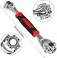52-in-1 Socket Wrench - Adjustable Wrench - Universal Stainless Steel Wrench - Multifunctional Wrench - With 360 Degree Rotating Head - Suitable for Home, Bicycle and Car Repairs