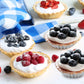 30-Piece Egg Pie Molds - Steel Baking Molds - Muffin Molds - Cupcake Molds - Pudding Molds - Desserts - Ice Cream - Non-Stick and Reusable - Silver