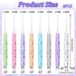 8-piece crochet hook set - crochet hook set with straight shaft - non-slip crochet hook grip - ergonomic knitting needles