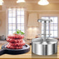 Hamburger Press - Round Stainless Steel Non-Stick Hamburger Press - Patty Mold - Grilling Tool - Patty Mold
