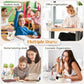 Desktop Rotating Pencil Holder - 3-Compartment Rotating Pencil Holder - Pencil Organizer - 360 Degree Rotating Office Supplies Organizer - for Pencils, Crayons & Office Supplies (White)