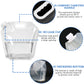 5L Collapsible Water Bag - Portable Water Container - Water Bottle - Kettle - 4-Pack Collapsible Water Jugs - Clear Plastic Water Bag with Handle for Camping, Emergencies, Hiking - Leak-Proof, Freezable Collapsible Water Container Bags