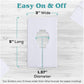 Wardrobe dividers - for hanging clothes - rectangular clothes dividers on racks - white wardrobe 40 pieces