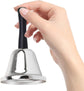 Handbell - Reception Phone - Stainless Steel - Fixed Desk - Service - Santa Claus Bell - Hotel Butler Desk Handle - Living Room - Home - Decoration - School Hospital - Bar