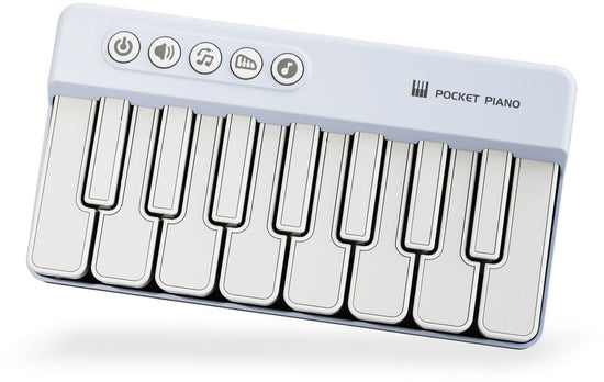Mini Keyboard Piano - Piano for Kids - Toys for Children - Educational Toys - Portable Pocket Piano - Blue