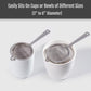 Matcha filter - 2 pieces - Tea filter - Stainless steel filter - Kitchen filter - Mini filter - Flour sieve - Baking sieve
