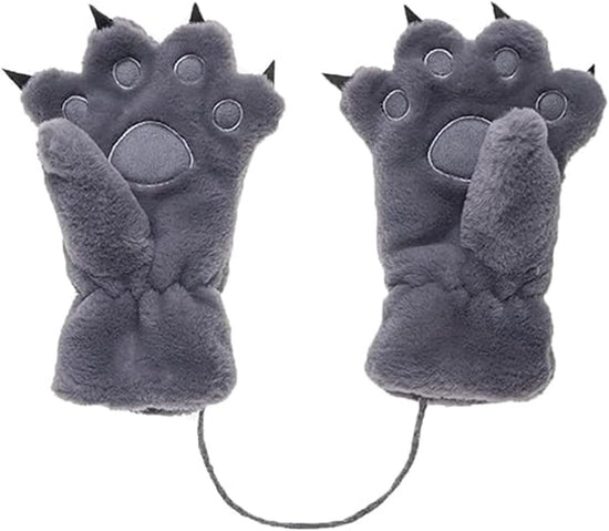 Gloves - 1 pair - Winter gloves - Cartoon gloves - Neckband - Children&