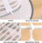 Clothes Drying Rack - Three-Tier Mesh Hanging Drying Rack - Foldable - Zippered - Suitable for drying plants, buds, fruits, flowers, vegetables, fabrics, etc.