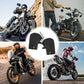 Cycling Gloves - Extra Padded Cycling Gloves - Warm Gloves - Cycling Gloves - Scooter Gloves - Hand Warmers - Cycling Accessories - With Reflective Strips - Winter - Windproof - Waterproof （Black）