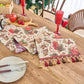 Table Runner - Christmas Table Runner - Home Decoration - Christmas Decoration - Christmas Snowball Pattern Table Runner - Suitable for dining tables and cabinets - Can be used for Thanksgiving, parties, Christmas, weddings, banquets and New Year&