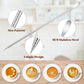 Milk Frothing Cup - 350ml Milk Frothing Cup - Clear Markings - Cappuccino Espresso Machine Accessory Made of Stainless Steel 304 - Suitable for Barista Coffee Shops - With Latte Art Pen - Silver