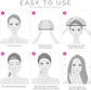 6-Pack Wig Caps - Black Elastic Wig Caps - Suitable for women, girls and children.