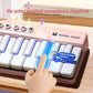 Mini Keyboard Piano - Piano for Kids - Toys for Children - Educational Toys - Portable Pocket Piano - White