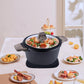 Set of 2 heat insulation mats - thickened - heat insulation mat - anti-scalding - microwave gloves - silver cloth - pot holder