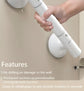 Shower Handle with Suction Cup Bathroom - Suitable for shower and toilet - Moisture-resistant - Non-slip - Safety handle - Removable - Wall bracket - Handle for the elderly and children - 35 CM