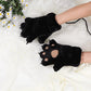 Gloves - 1 pair - Winter gloves - Cartoon gloves - Neckband - Children&