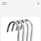10-pack - Non-slip - Space-saving - Storage rack - Wardrobe belt/scarf hooks - Suitable for displaying hats, vests, ties, shawls (white)