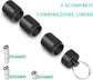 Small Pill Boxes (2-piece) - Keychain - Travel Metal - Pill Dispenser - Convenient Pill Storage