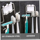 Bathroom storage rack - Wall-mounted toothbrush holder - Hanging bathroom storage rack