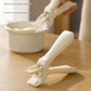 Bowl Clamp - Anti-burn Clamp - Plate Lifter - Kitchen Clamp - Baking Tray Steam Clamp - Beige