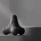 Massage Balls - 1 item - Shiatsu massage device - Massage balls with relief points - Trigger point exercise balls - Exercise ball - Massages shoulder, neck, waist and hand muscles (Gray)