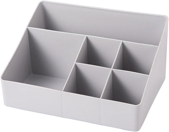 Makeup Storage Box - Thick Square Makeup Box with Multiple Grids - Multifunctional Storage Box for Office - Cosmetics Storage Box