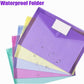 A4 folders - Buttons - Colored envelopes - Pack of 10