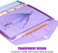 A4 folders - Buttons - Colored envelopes - Pack of 10