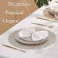 Restaurant placemats - round - 6-pack