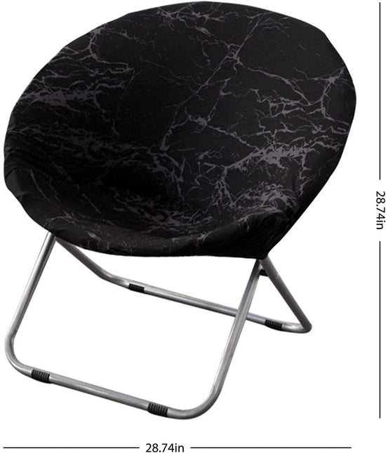 Chair Cover - Round Folding Moon Sun Elegant Stretch Chair Cover - Stretch Disc Chair Cover