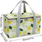 Large Cooler Bag - Picnic Cooler Bag, Lunch Bag - Lined - Keep Warm or Cold - Insulated Cooler Bag for Camping, BBQ, Home, Car & Outdoor Activities