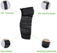 Elastic Knee Brace - Suitable for the Legs - Ideal for Sports Such as Squats, Basketball, Running, Tennis and Football (Black - 1 Piece)