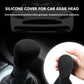 Transmission Lever Cover - Car Gear Shift Knob Cover - Car Gear Shift Knob Protective Cover - Car Round Soft Silicone Anti-slip Gear Shift Knob Cover - Black