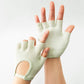 Gloves - Sports Gloves - Yoga Gloves - Fingerless Gloves - Non-slip Gloves - Unisex - Suitable for Gym and Home Workouts (Vegetable)