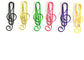 Paperclips - Note Shape - Metal Paperclips - Office Supplies - Folders - Writing Instruments - 100 Pieces