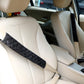 2 Extended Seat Belt Covers - Belt Pads - Comfort - Shoulder Covers - Black Seat Belt Covers - Seat Belt Covers - Car, Truck & SUV Accessories (20 inch)