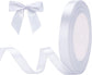 Gift Wrap Ribbon - 22mm Off-White Satin Ribbon - 10mm Wide - Suitable for Gift Wrapping, Valentine&