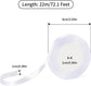 Gift Wrap Ribbon - 22mm Off-White Satin Ribbon - 10mm Wide - Suitable for Gift Wrapping, Valentine&
