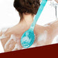 1 piece - Long handle - Household bath brush - Back brush (blue)