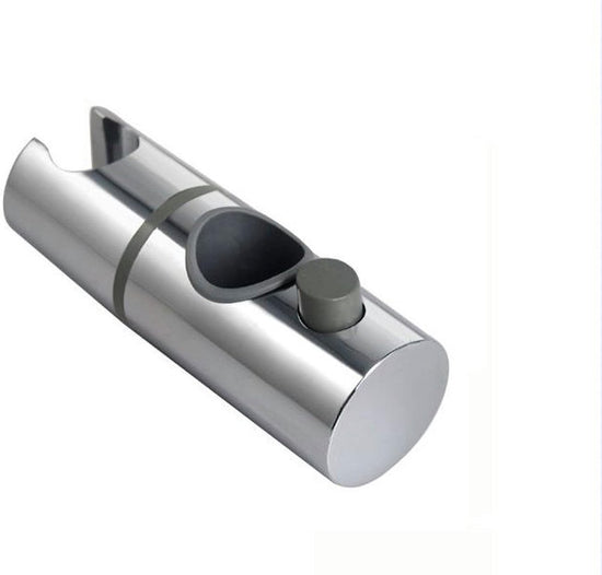 Shower Rod Slide Rail - 24mm Diameter - Handheld Shower Head Holder - Adjustable - ABS Material - Handheld Shower Head - Shower Head - Shower Head Holder - Handheld Shower Head Holder - Shower - Bathroom - Silver - Universal - Suitable for shower rods - E
