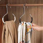 10-pack - Non-slip - Space-saving - Storage rack - Wardrobe belt/scarf hooks - Suitable for displaying hats, vests, ties, shawls (black)