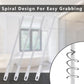 4-piece sink cleaning brush set - Drain brush - 45 cm - Flexible sink cleaning brush - Drain tool - Drain spring - Suitable for kitchen and bathroom drains and overflow pipes