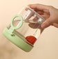 Yogurt Cup to Go - 880 mL - Muesli Cup - Oats Pots - Soup Cup - Lunch Cup - Lunch Pot - Leak-Proof - Insulated - with Spoon - Dishwasher Safe - Purple